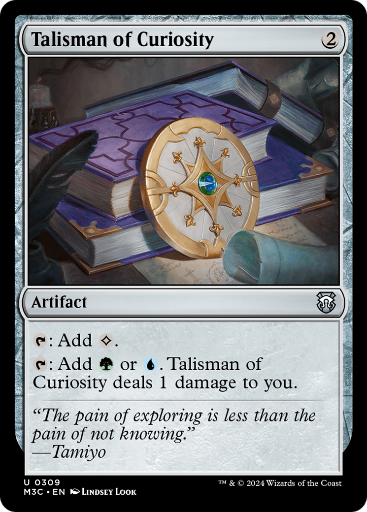 Talisman of Curiosity (Ripple Foil) [Modern Horizons 3 Commander] | Devastation Store