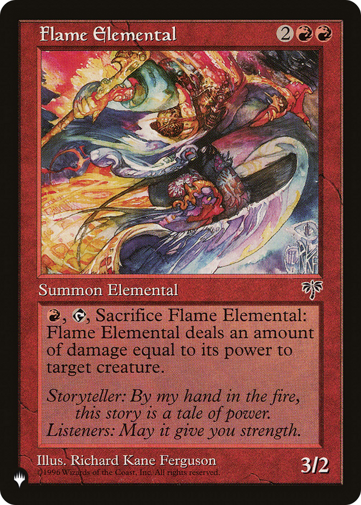 Flame Elemental [The List Reprints] | Devastation Store