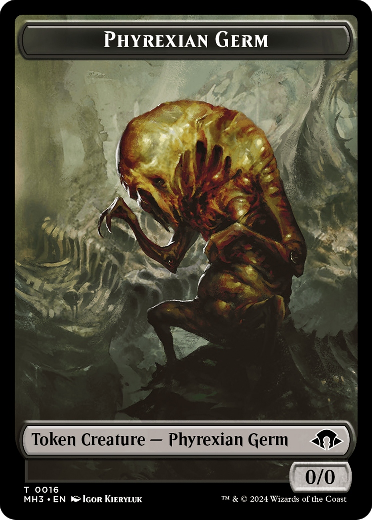Phyrexian Germ // Thopter Double-Sided Token [Modern Horizons 3 Tokens] | Devastation Store