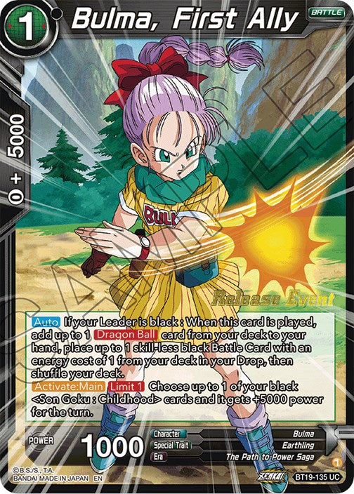 Bulma, First Ally (Fighter's Ambition Holiday Pack) (BT19-135) [Tournament Promotion Cards] | Devastation Store
