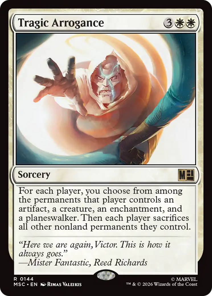 Tragic Arrogance (Surge Foil) [Marvel Super Heroes Commander] | Devastation Store
