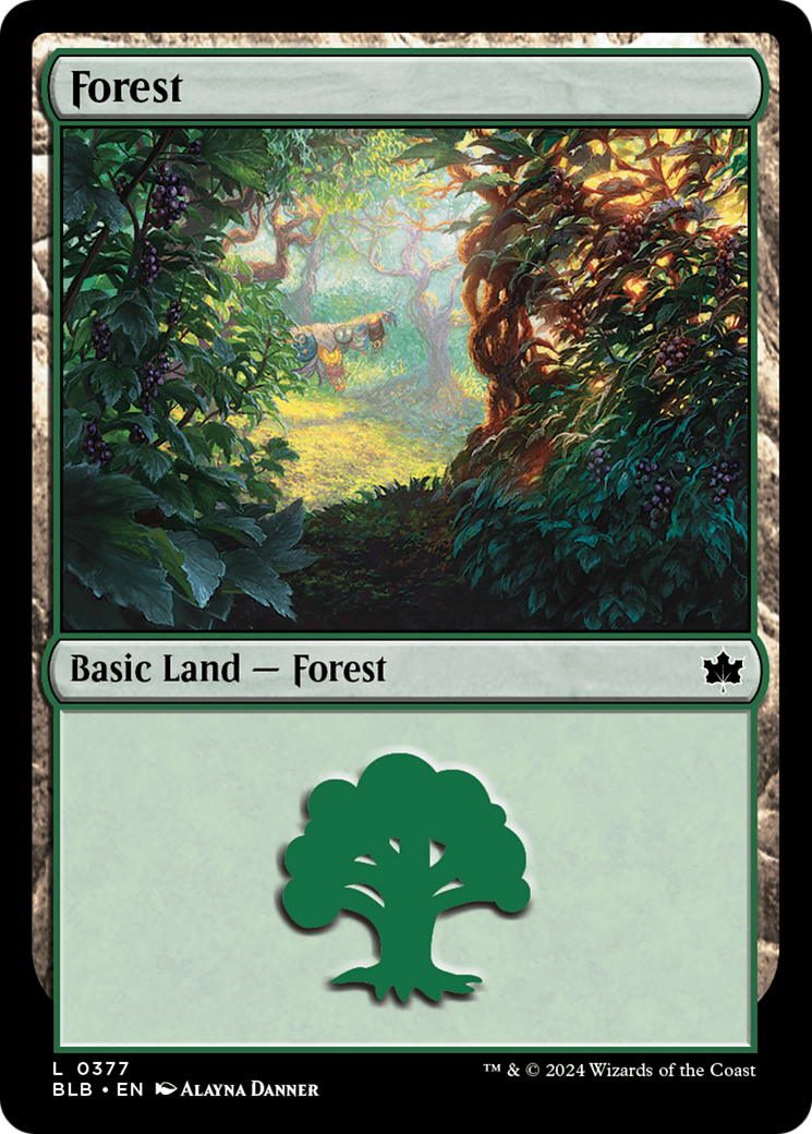 Forest (0377) [Bloomburrow] | Devastation Store