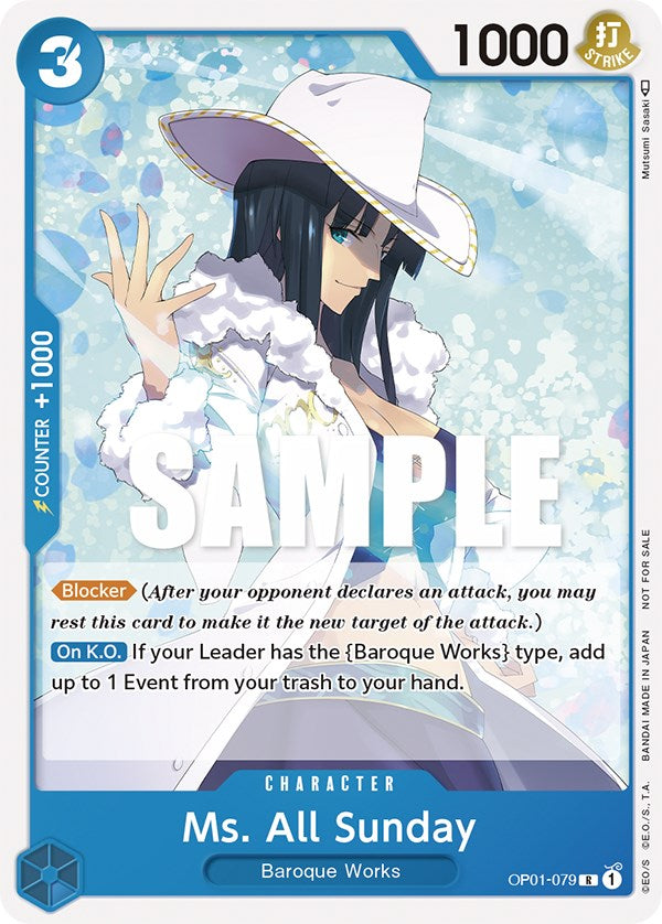 Ms. All Sunday (Promotion Pack 2023) [One Piece Promotion Cards] | Devastation Store