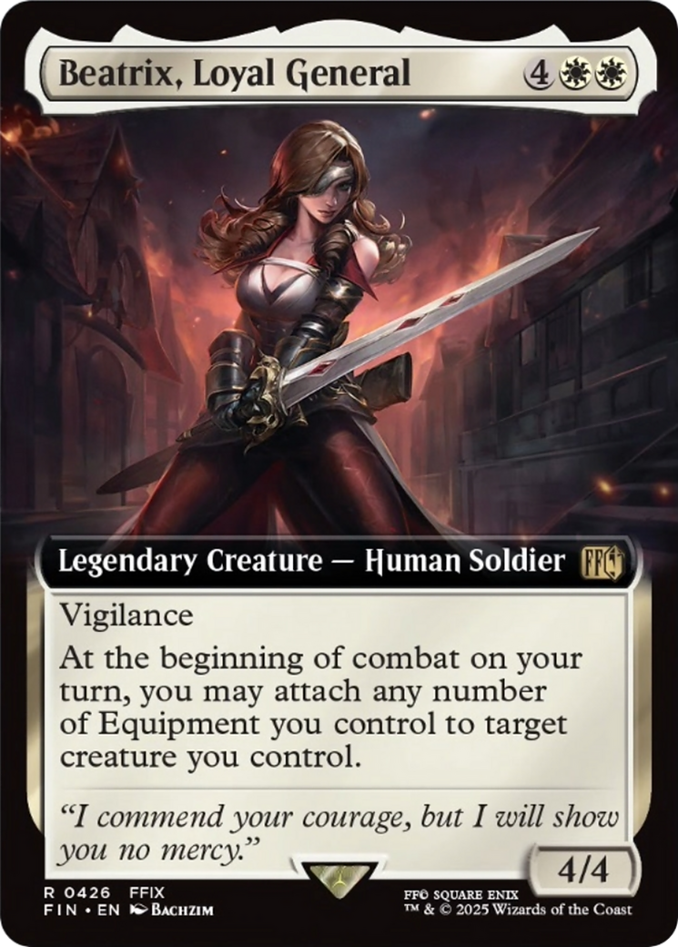 Beatrix, Loyal General (Extended Art) [FINAL FANTASY] | Devastation Store