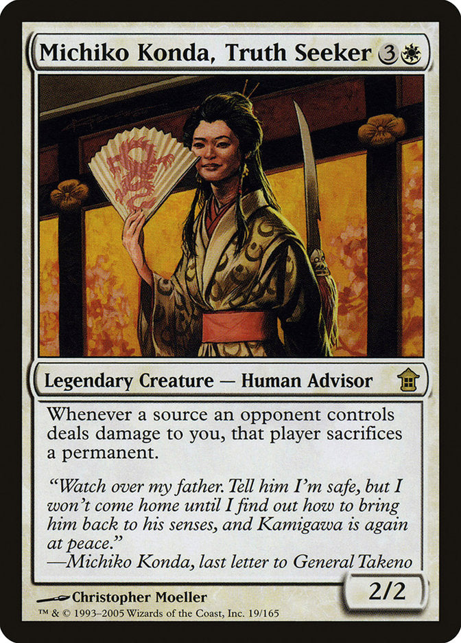 Michiko Konda, Truth Seeker [Saviors of Kamigawa] | Devastation Store