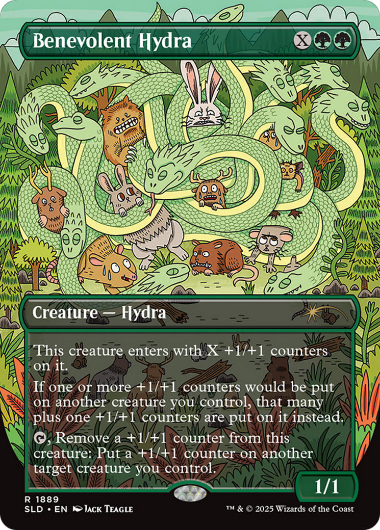 Benevolent Hydra (Rainbow Foil) [Secret Lair Drop Series] | Devastation Store