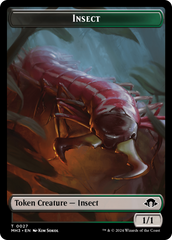 Zombie // Insect (0027) Double-Sided Token [Modern Horizons 3 Tokens] | Devastation Store