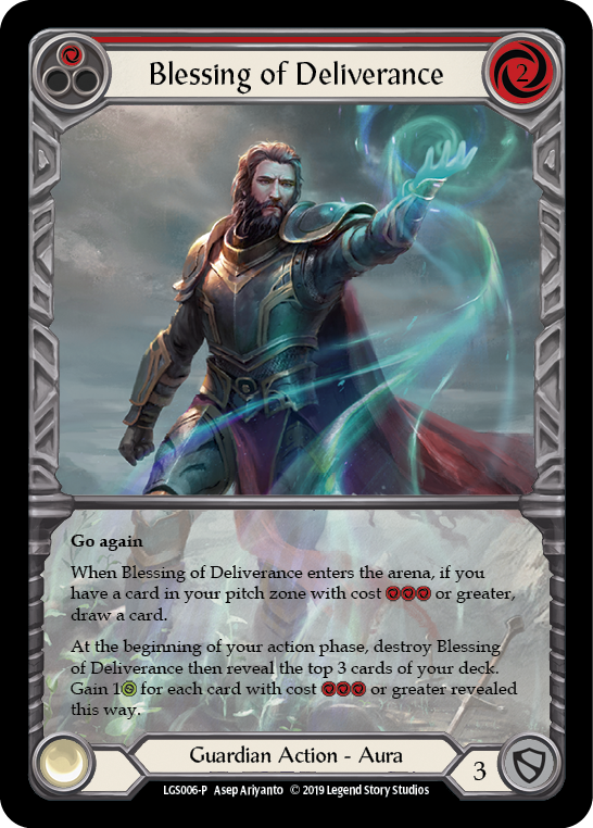 Blessing of Deliverance (Red) [LGS006-P] (Promo)  1st Edition Normal | Devastation Store