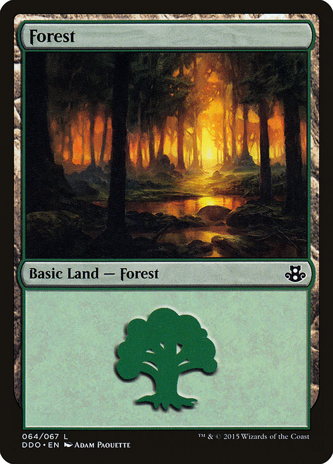 Forest (64) [Duel Decks: Elspeth vs. Kiora] | Devastation Store