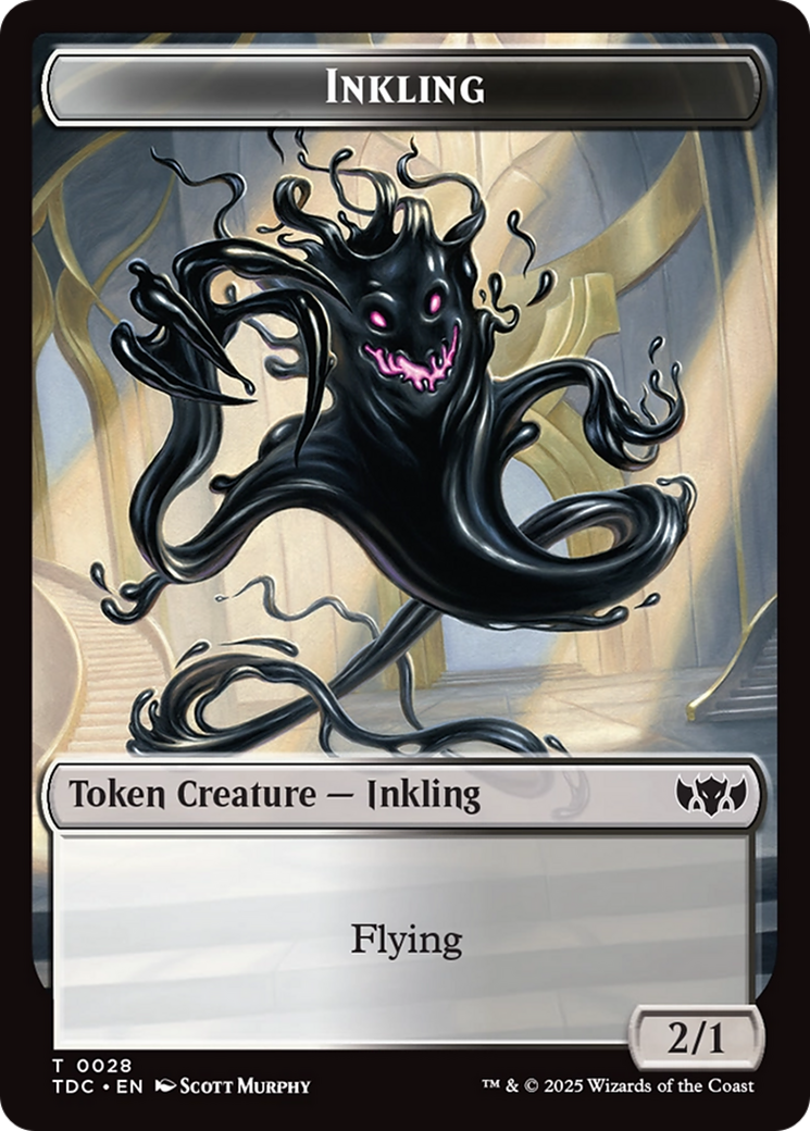 Inkling // Bird Double-Sided Token [Tarkir: Dragonstorm Commander Tokens] | Devastation Store