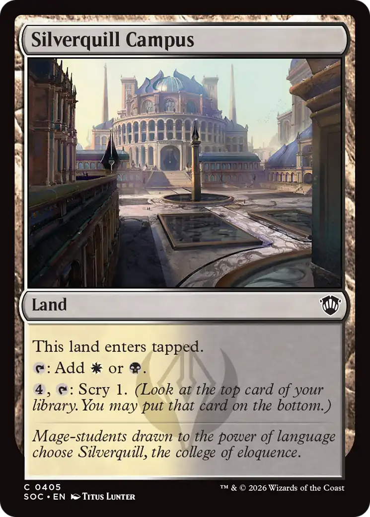 Silverquill Campus [Secrets of Strixhaven Commander] | Devastation Store