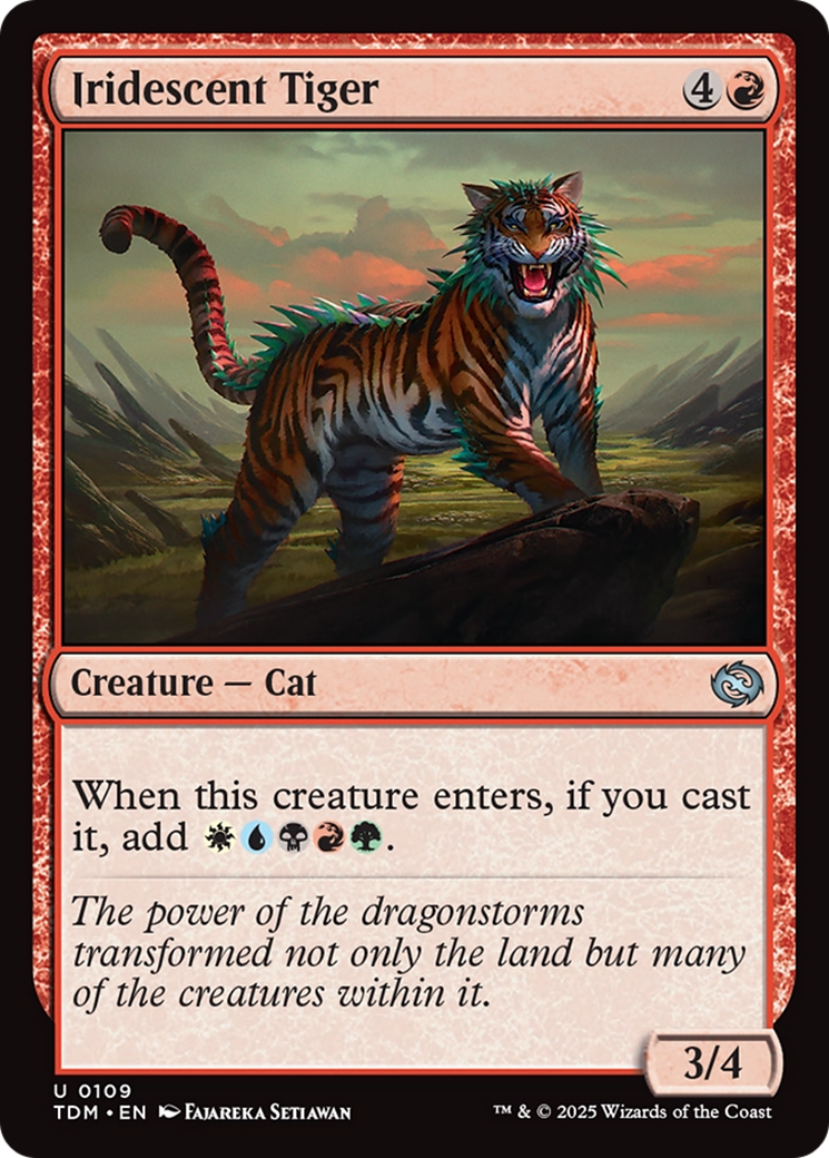 Iridescent Tiger [Tarkir: Dragonstorm] | Devastation Store