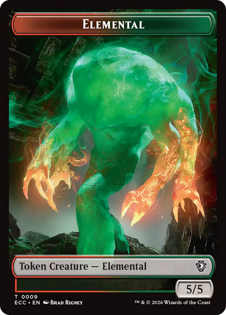 Rhino Warrior // Elemental (0009) Double-Sided Token [Lorwyn Eclipsed Tokens] | Devastation Store
