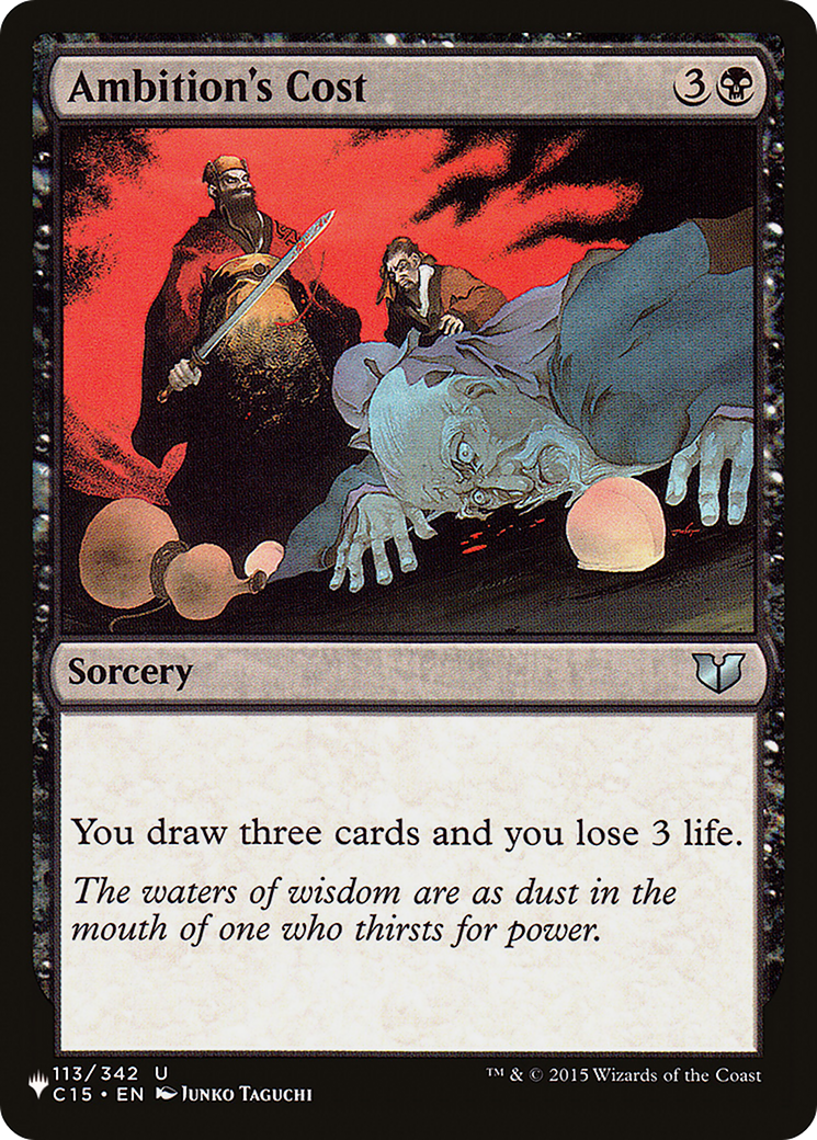 Ambition's Cost [The List Reprints] | Devastation Store