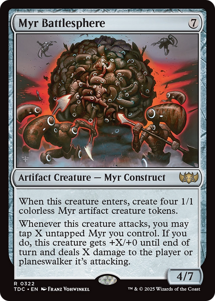 Myr Battlesphere [Tarkir: Dragonstorm Commander] | Devastation Store