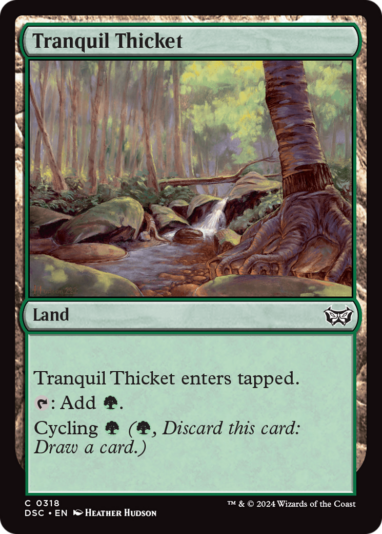 Tranquil Thicket [Duskmourn: House of Horror Commander] | Devastation Store