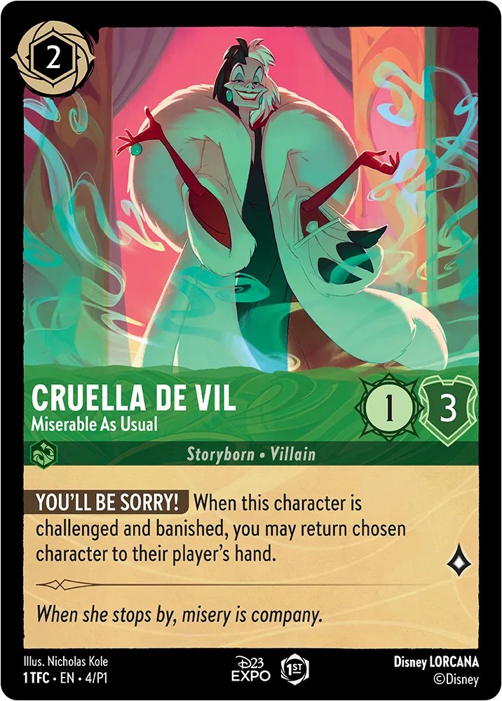 Cruella de Vil (4) [D23 Promos] | Devastation Store