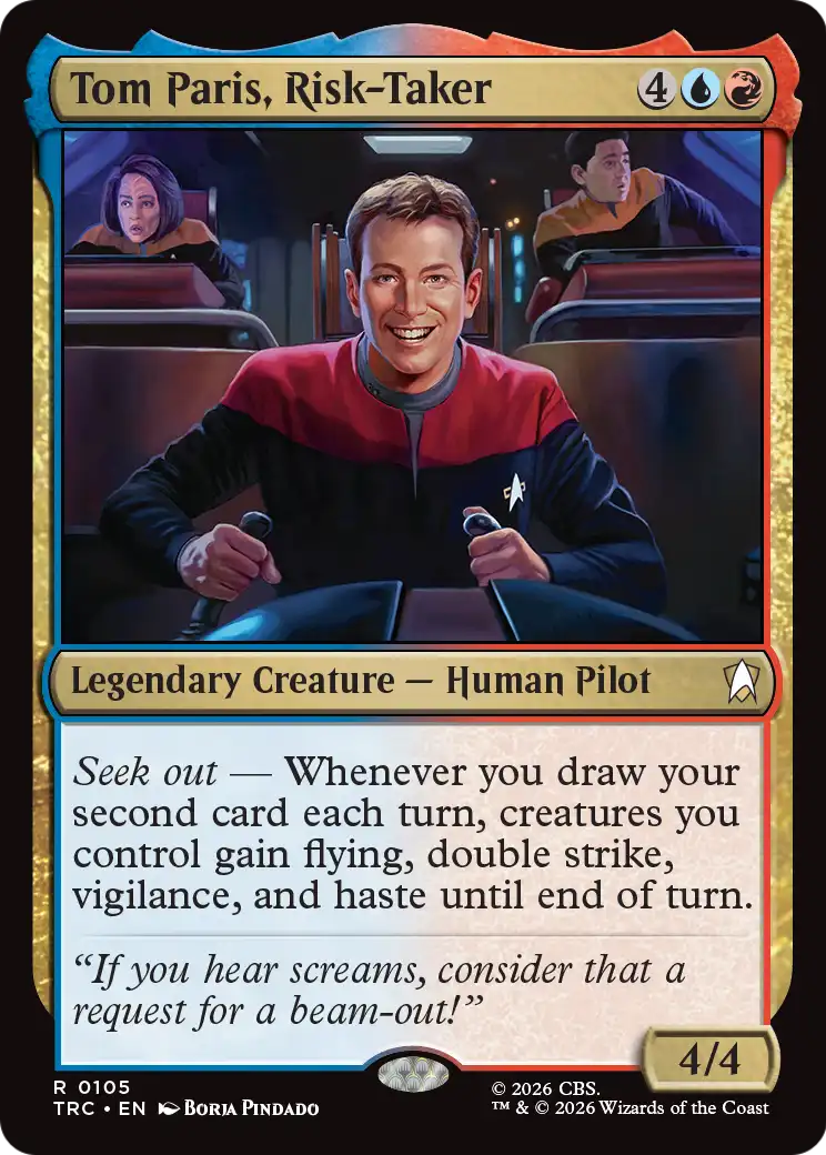 Tom Paris, Risk-Taker (Surge Foil) [Star Trek Commander] | Devastation Store