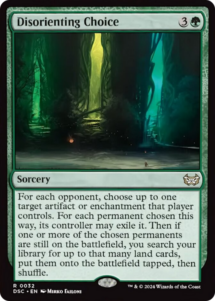 Disorienting Choice (Extended Art) [Duskmourn: House of Horror Commander] | Devastation Store