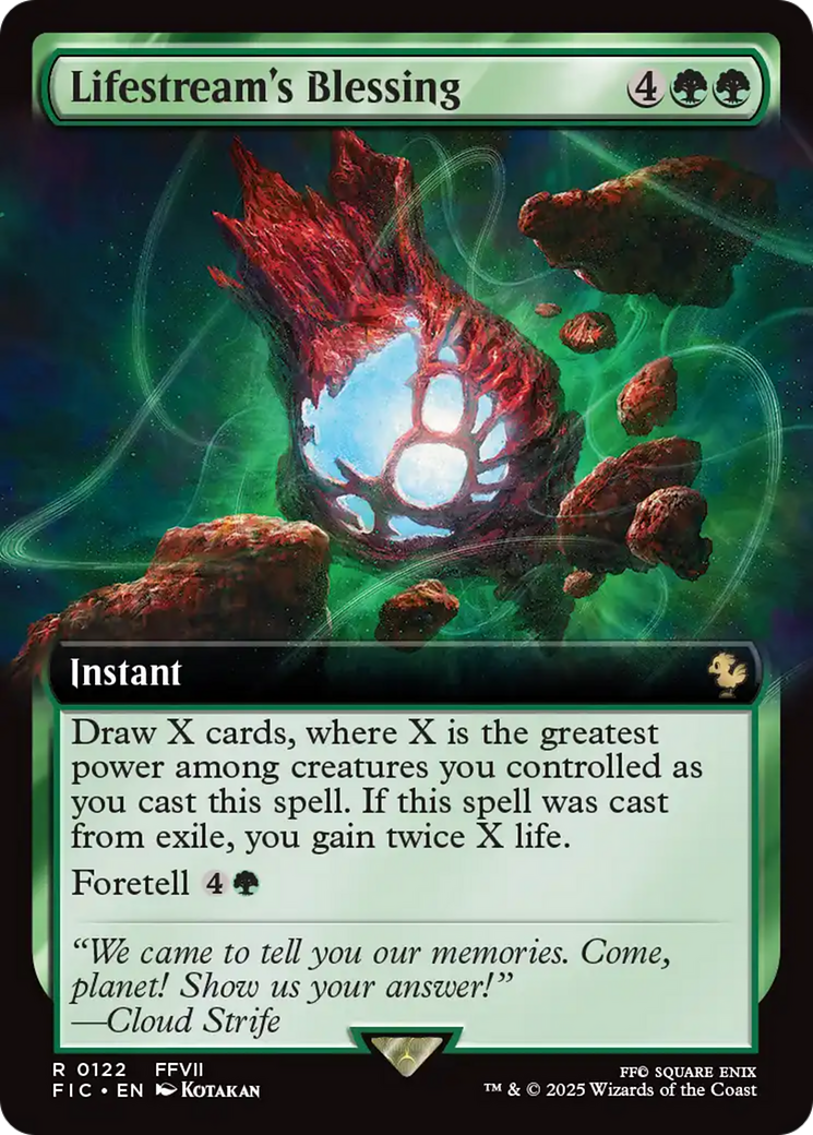 Lifestream's Blessing (Extended Art) [FINAL FANTASY Commander] | Devastation Store
