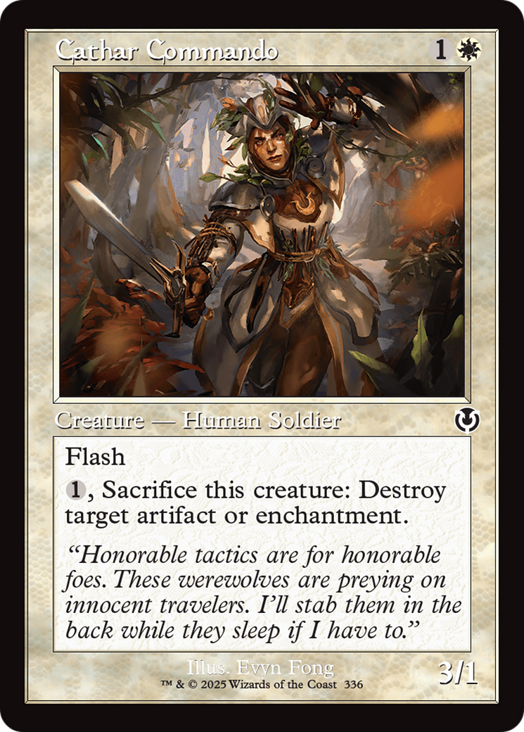 Cathar Commando (Retro Frame) [Innistrad Remastered] | Devastation Store