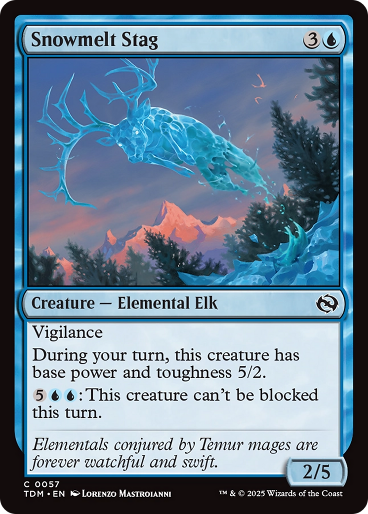 Snowmelt Stag [Tarkir: Dragonstorm] | Devastation Store