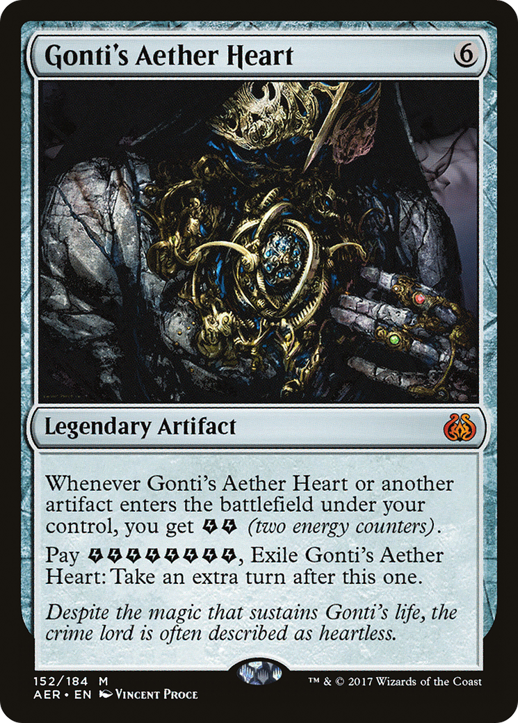 Gonti's Aether Heart (Ripple Foil) [Modern Horizons 3 Commander] | Devastation Store