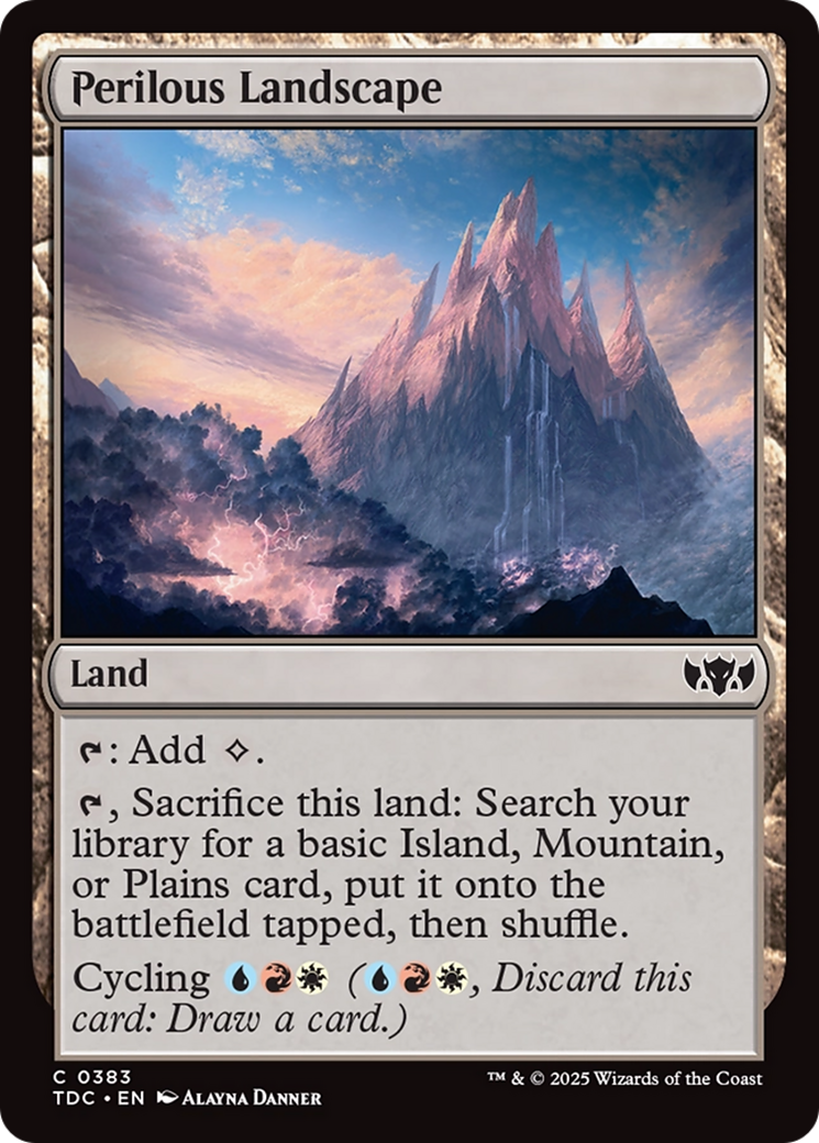 Perilous Landscape [Tarkir: Dragonstorm Commander] | Devastation Store