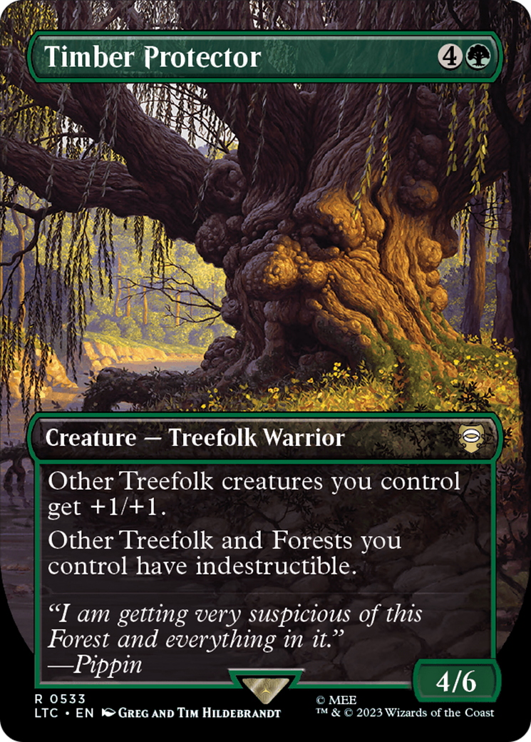 Timber Protector (Borderless) [The Lord of the Rings: Tales of Middle-Earth Commander] | Devastation Store