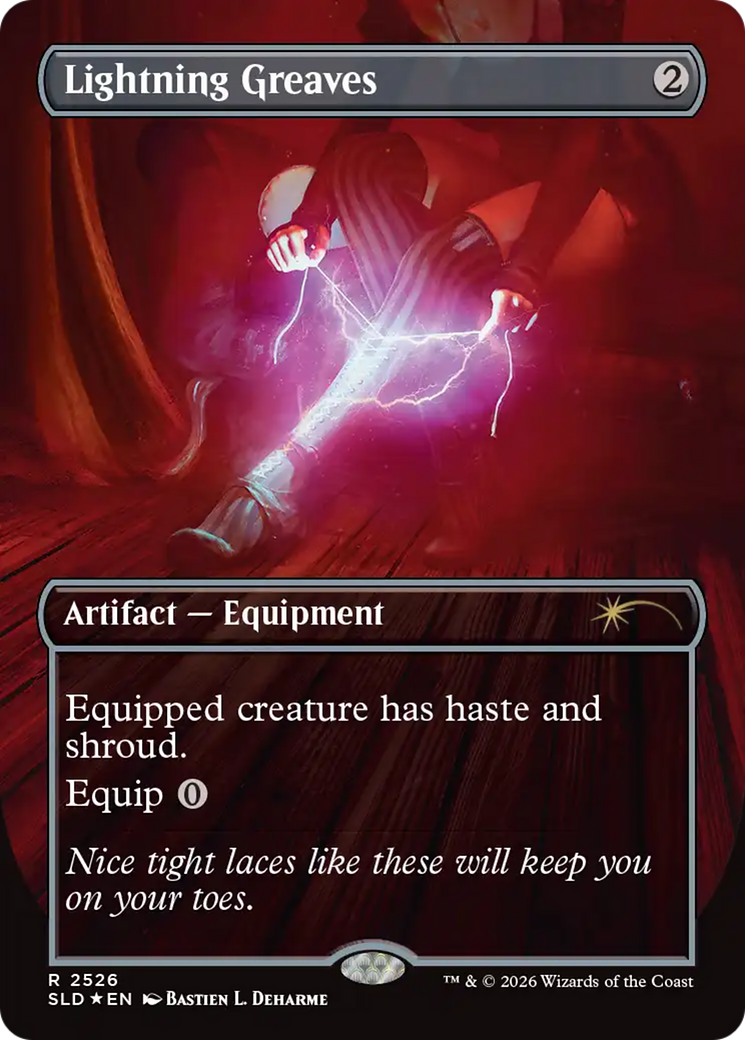 Lightning Greaves (2526) [Secret Lair Drop Series] | Devastation Store