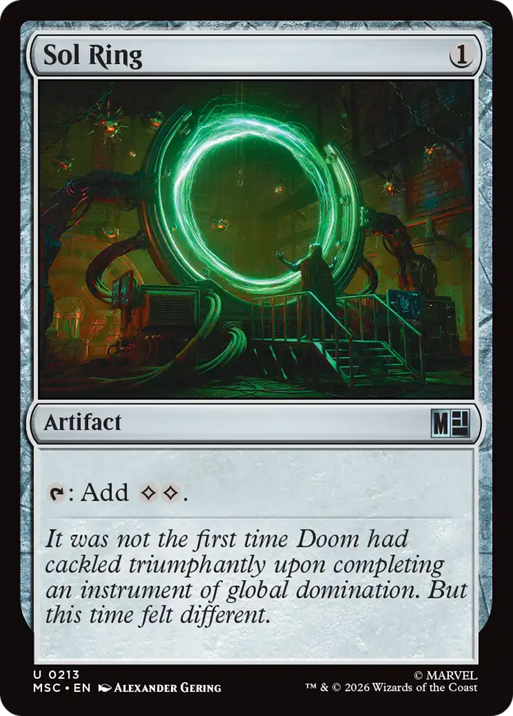 Sol Ring (0213) [Marvel Super Heroes Commander] | Devastation Store