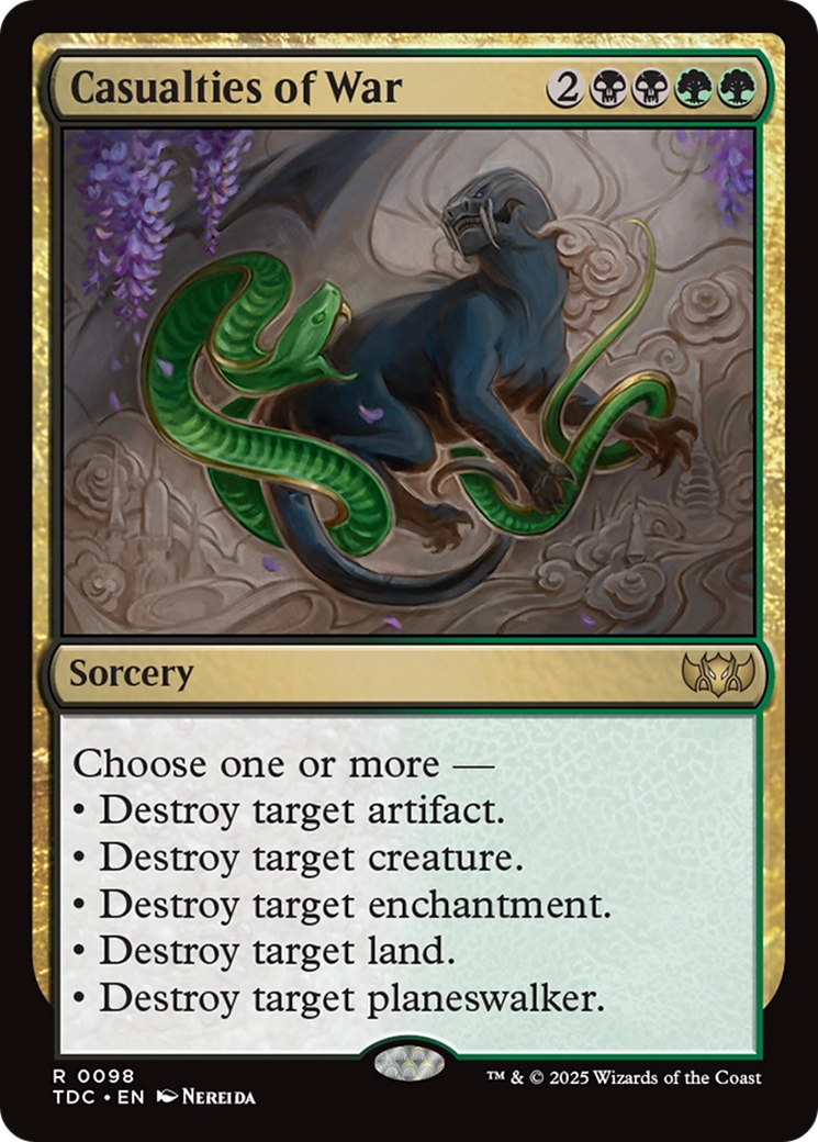 Casualties of War [Tarkir: Dragonstorm Commander] | Devastation Store