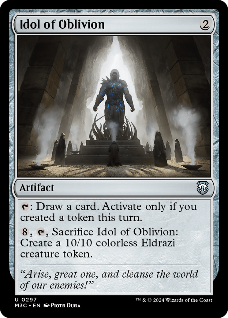 Idol of Oblivion (Ripple Foil) [Modern Horizons 3 Commander] | Devastation Store