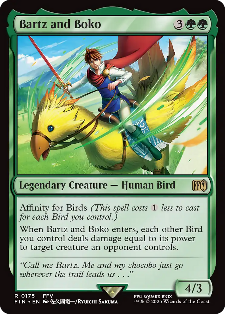 Bartz and Boko [FINAL FANTASY] | Devastation Store