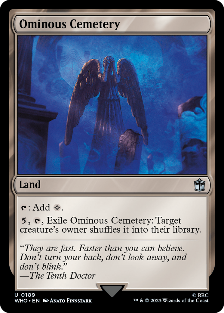 Ominous Cemetery [Doctor Who] | Devastation Store