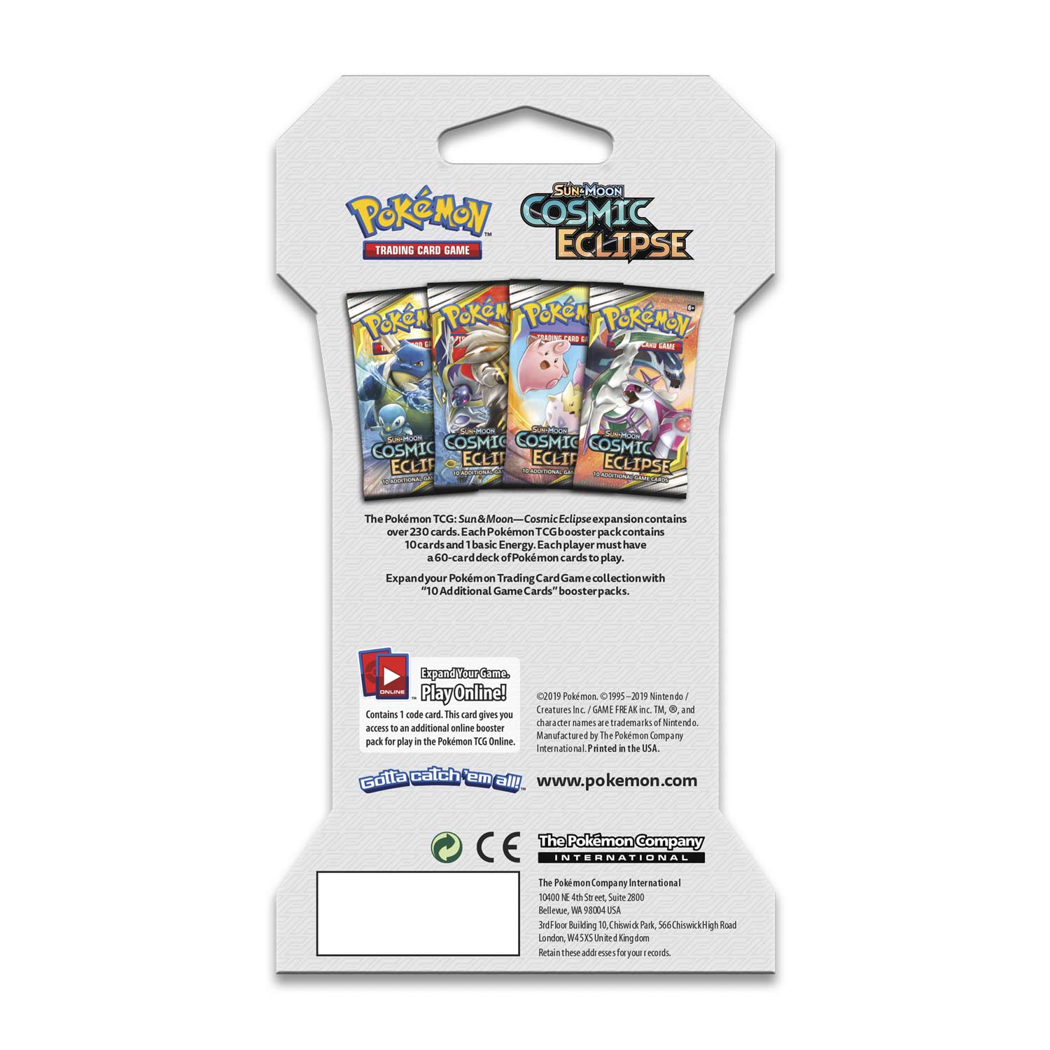 Sun & Moon: Cosmic Eclipse - Sleeved Booster Pack | Devastation Store