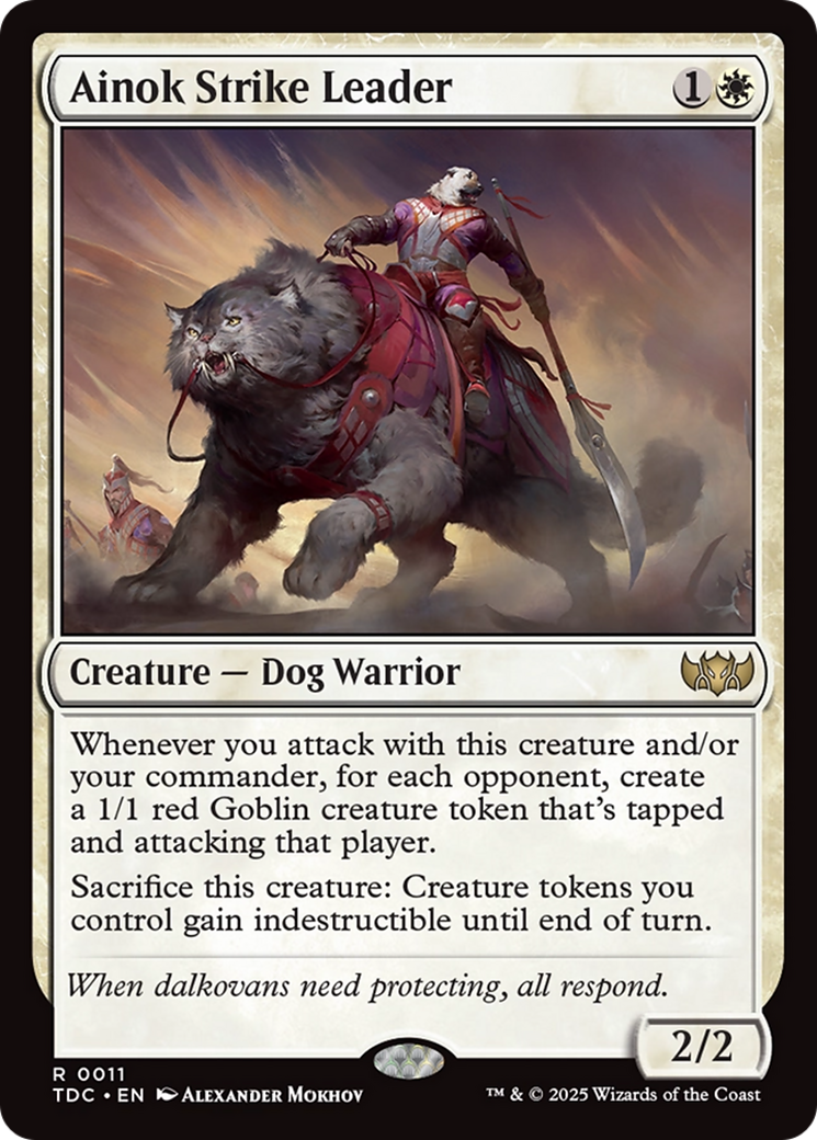 Ainok Strike Leader [Tarkir: Dragonstorm Commander] | Devastation Store