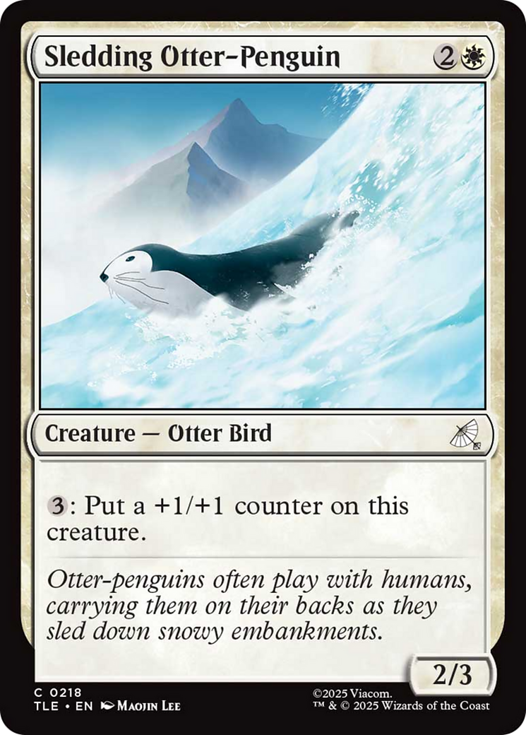 Sledding Otter-Penguin [Avatar: The Last Airbender: Eternal-Legal] | Devastation Store