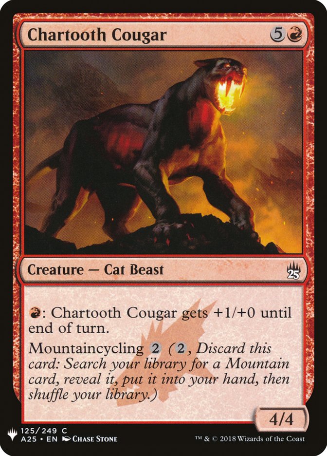 Chartooth Cougar [Mystery Booster] | Devastation Store