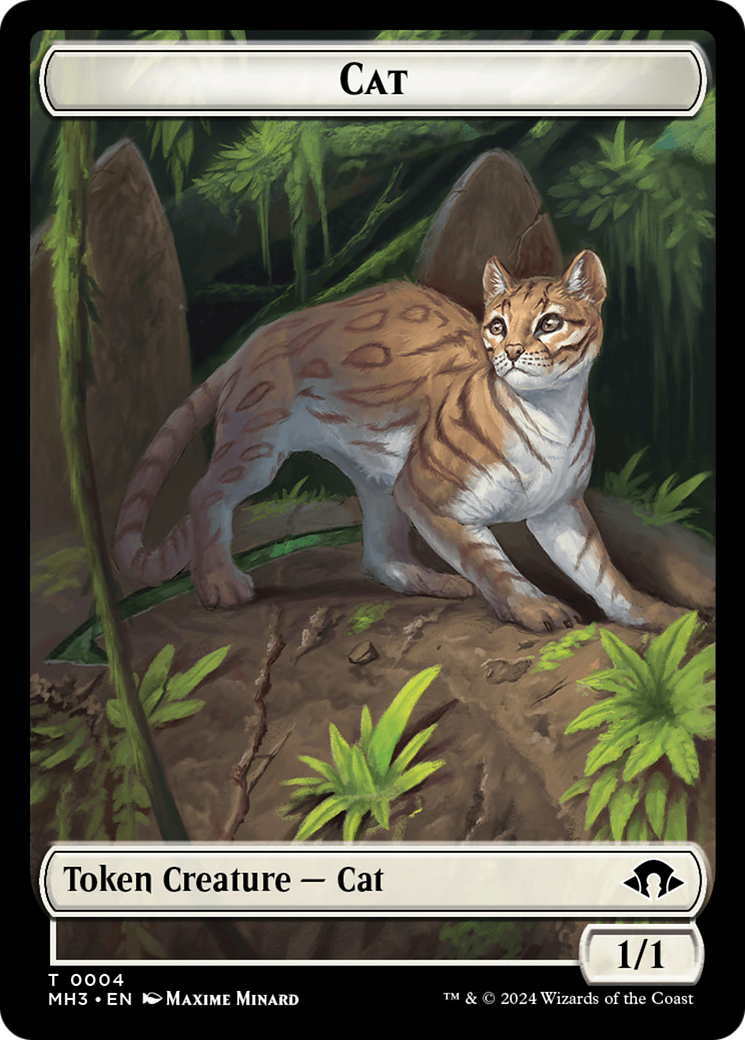 Cat // Energy Reserve Double-Sided Token [Modern Horizons 3 Tokens] | Devastation Store