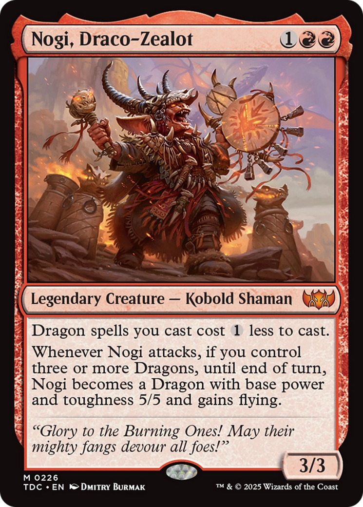 Nogi, Draco-Zealot [Tarkir: Dragonstorm Commander] | Devastation Store