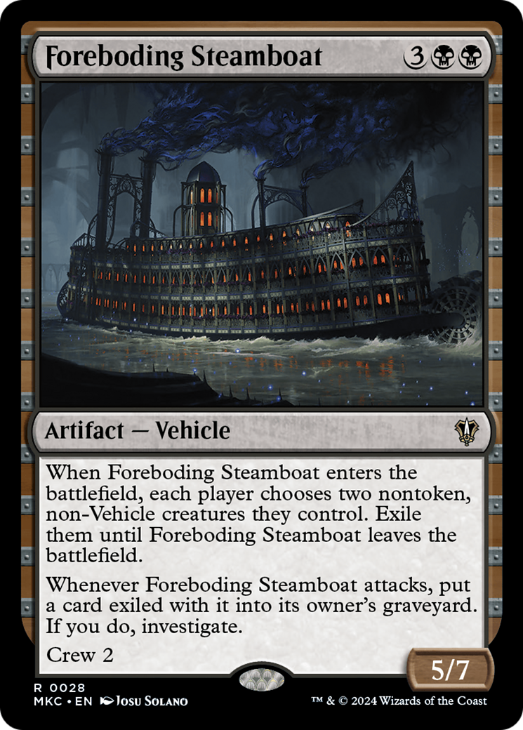 Foreboding Steamboat [Murders at Karlov Manor Commander] | Devastation Store