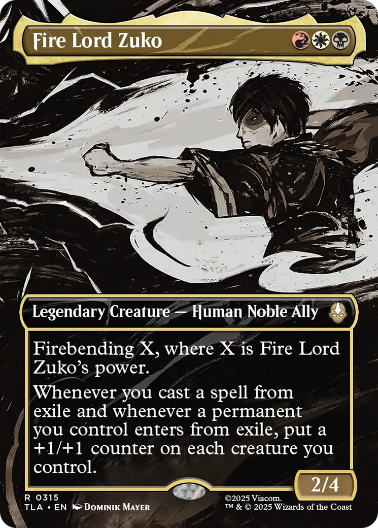 Fire Lord Zuko (Borderless) [Avatar: The Last Airbender] | Devastation Store