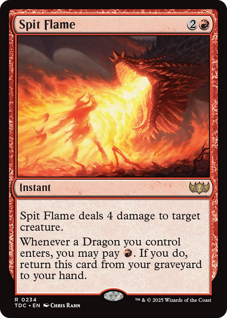 Spit Flame [Tarkir: Dragonstorm Commander] | Devastation Store