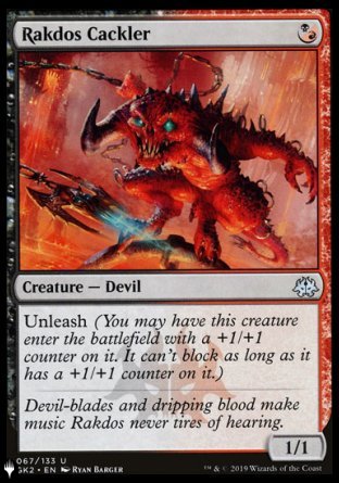 Rakdos Cackler [The List] | Devastation Store