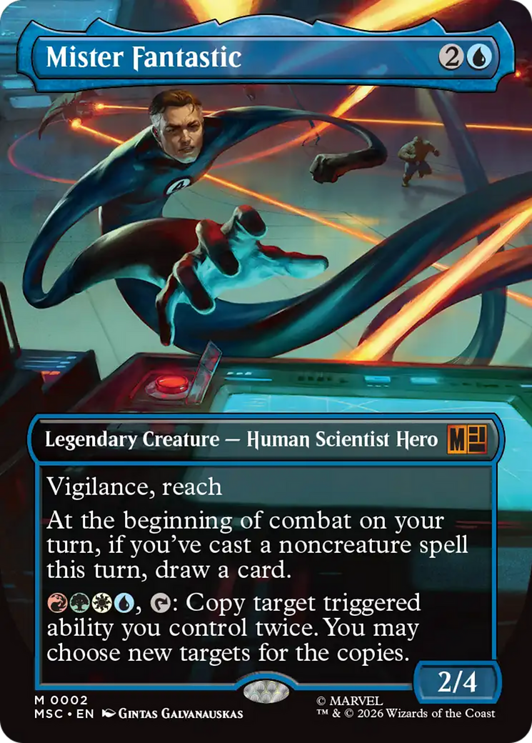 Mister Fantastic (Borderless) [Marvel Super Heroes Commander] | Devastation Store