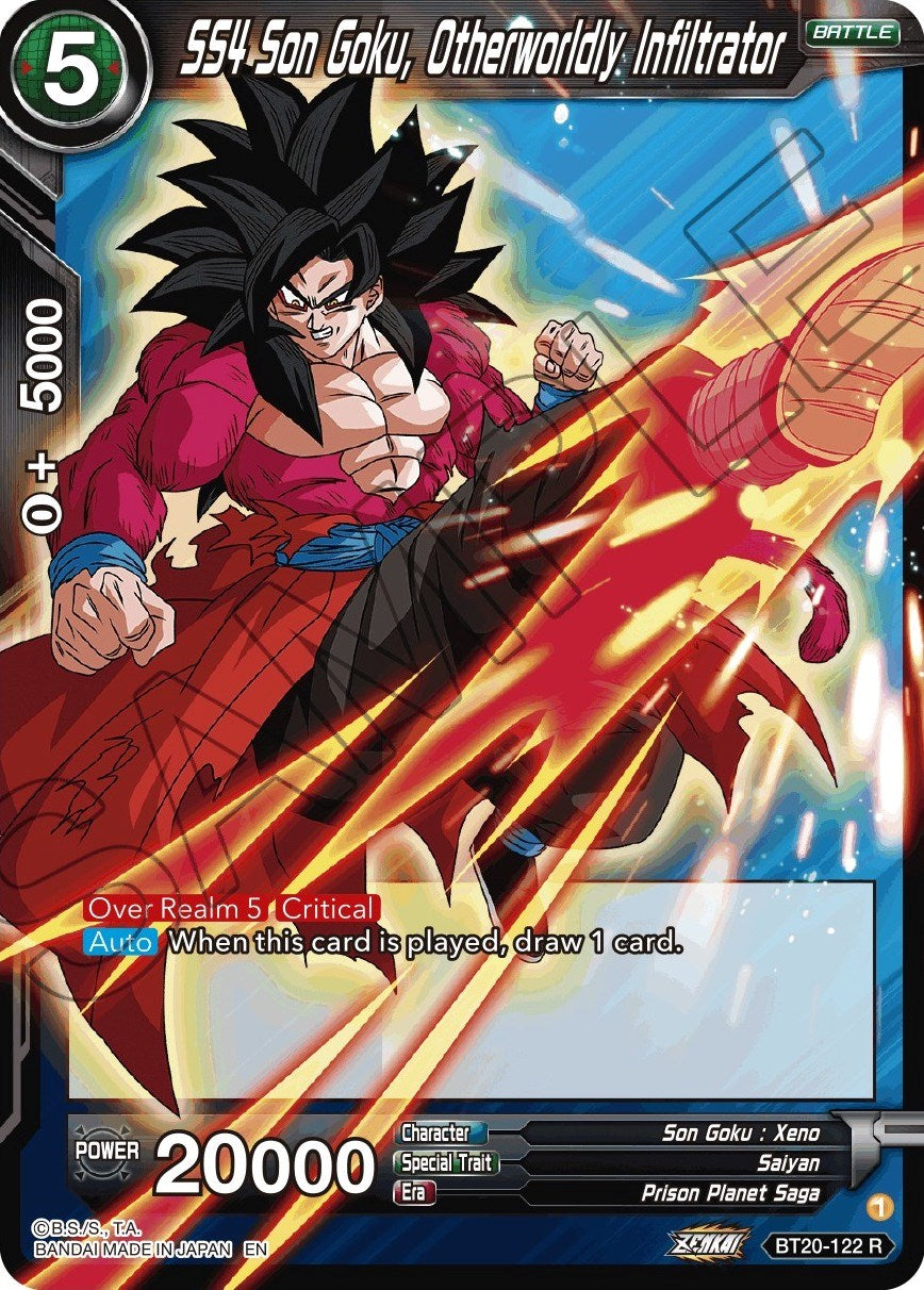 SS4 Son Goku, Otherworldly Infiltrator (BT20-122) [Power Absorbed] | Devastation Store