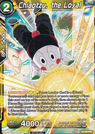 Chiaotzu, the Loyal (Power Booster: World Martial Arts Tournament) (P-157) [Promotion Cards] | Devastation Store