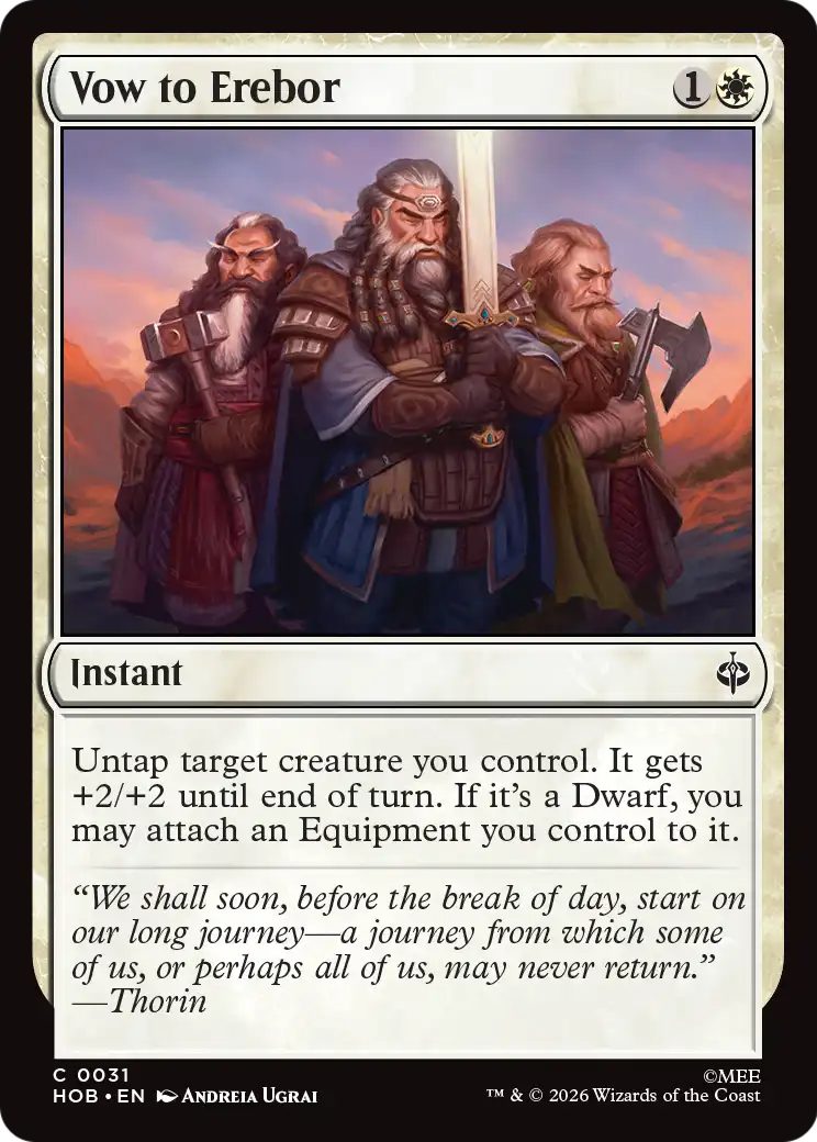 Vow to Erebor [The Hobbit] | Devastation Store