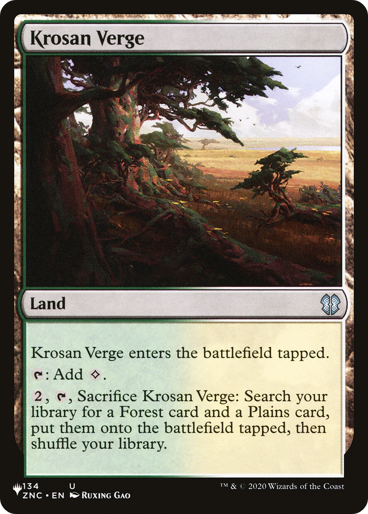 Krosan Verge (ZNC) [The List] | Devastation Store